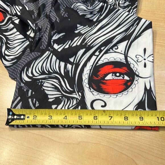 Sugar Skull Polyester Leggings XL NWOT - Picture 13 of 13